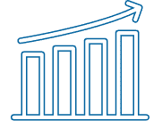 increasingly larger bars on bar graph